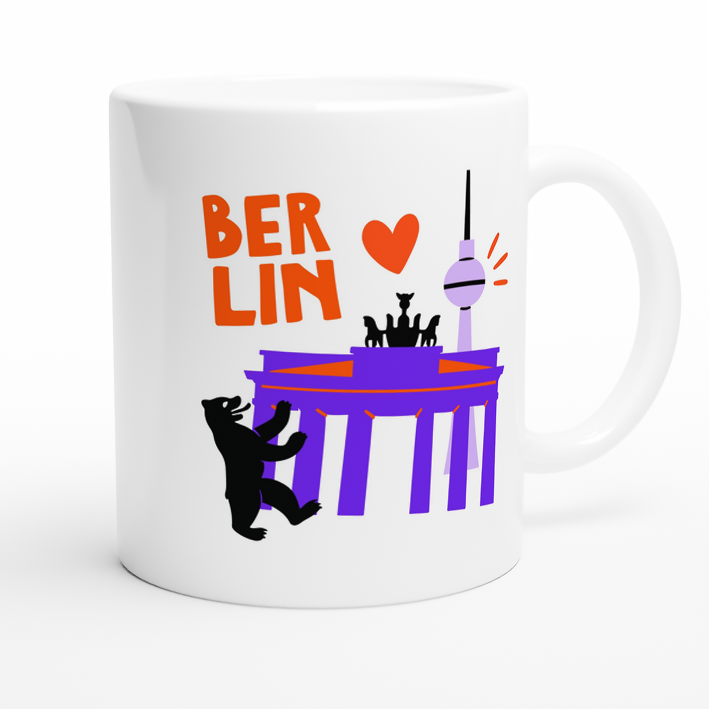 Geschenkidee Berlin-Fans – stylische Tasse mit Wahrzeichen