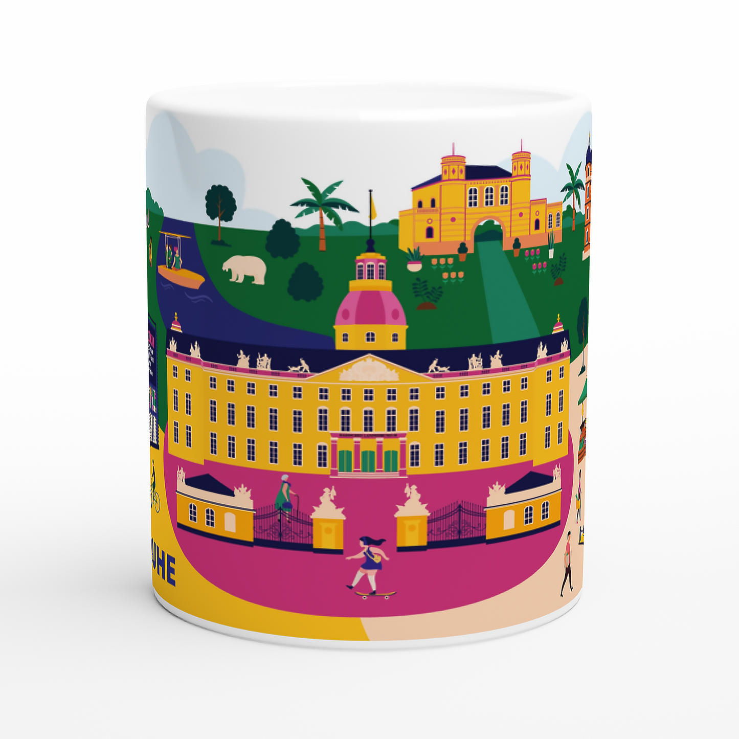 Design-Tasse Karlsruhe Sehenswürdigkeiten