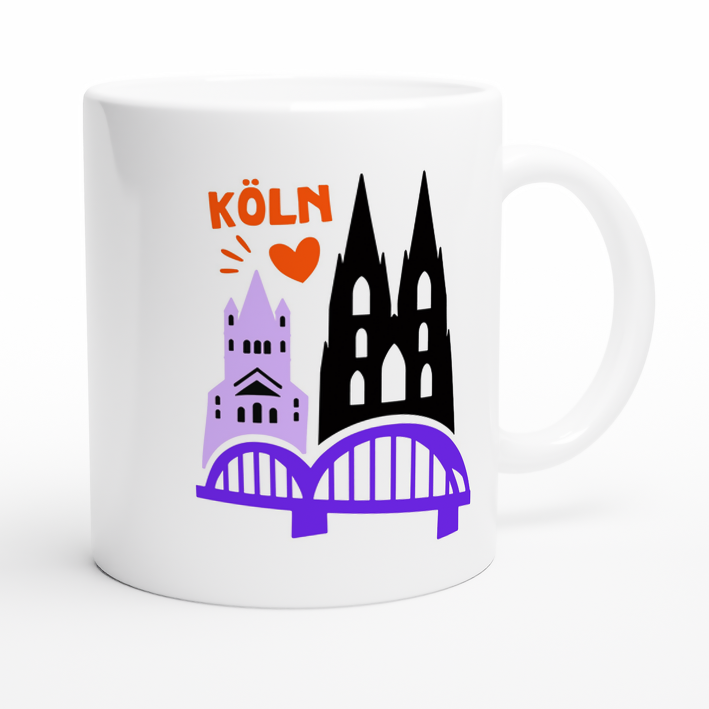 Geschenkidee für Köln-Fans: Kaffeetasse mit Stadtmotiv