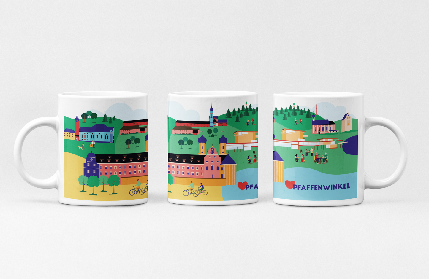 Stadtkind Souvenir Tasse mit regionalem Motiv aus Bayern