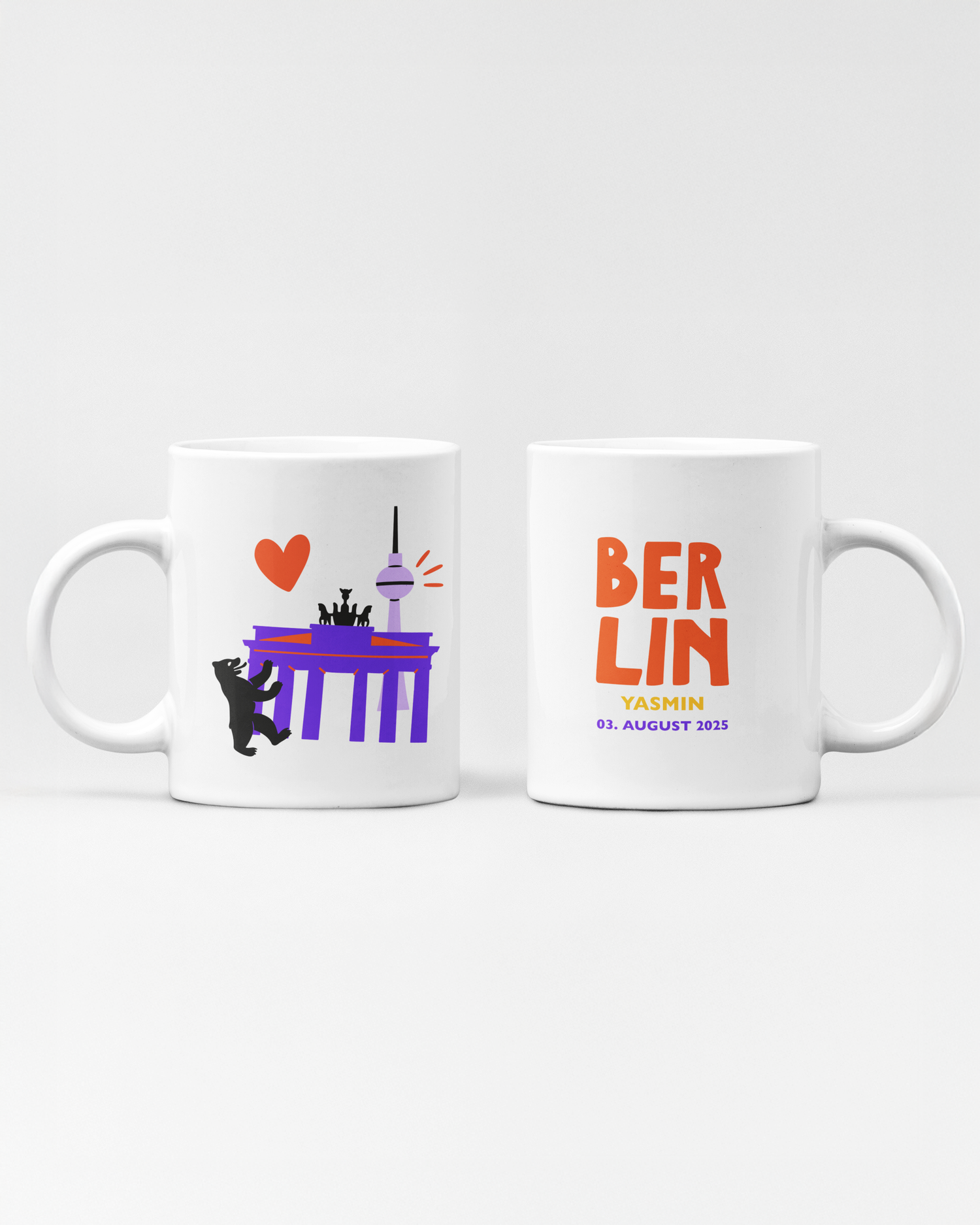 Personaliserte Tasse Berlin 