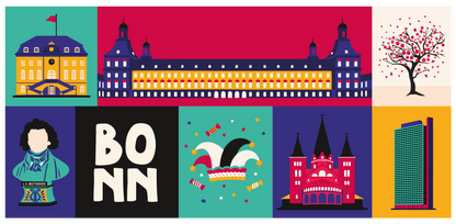 Bonn Illustration von Rike Mayer