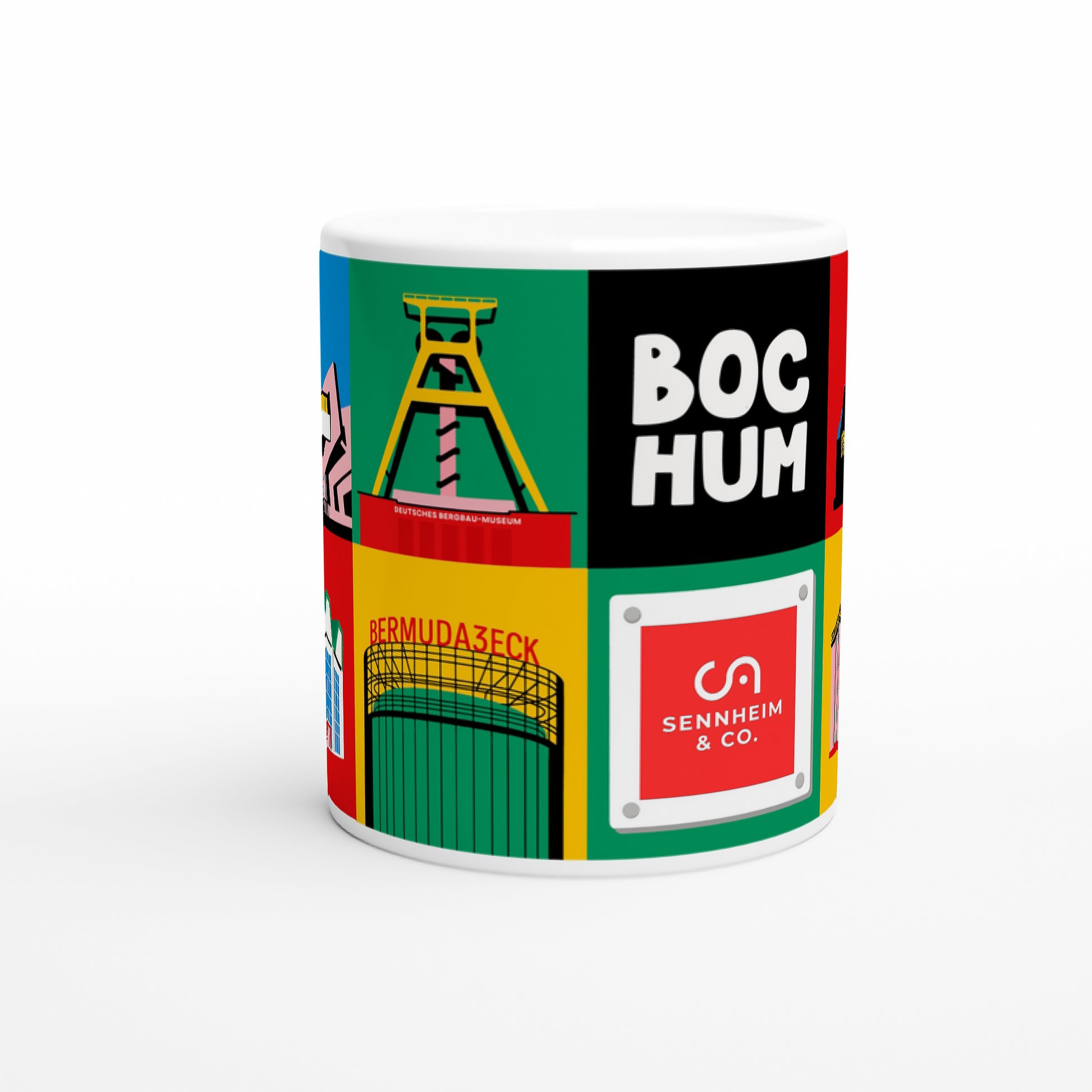 Firmenlogo auf personalisierter Kaffeetasse Bochum