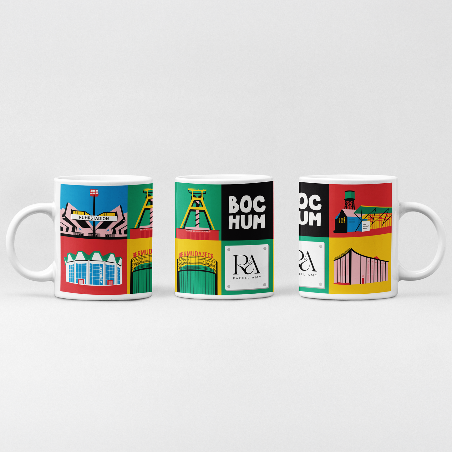 Mitarbeitergeschenk Idee Bochum Tasse personalisiert