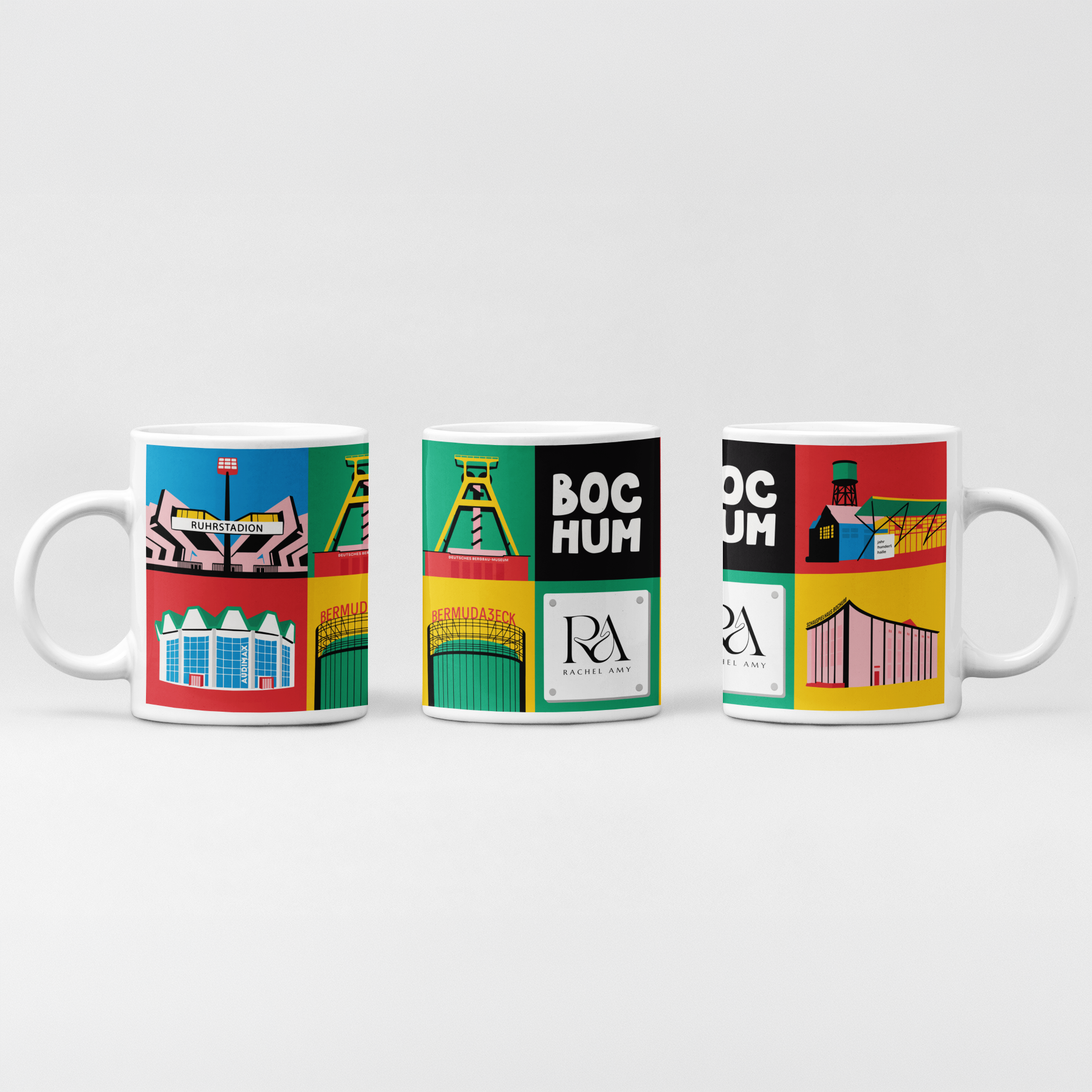Mitarbeitergeschenk Idee Bochum Tasse personalisiert