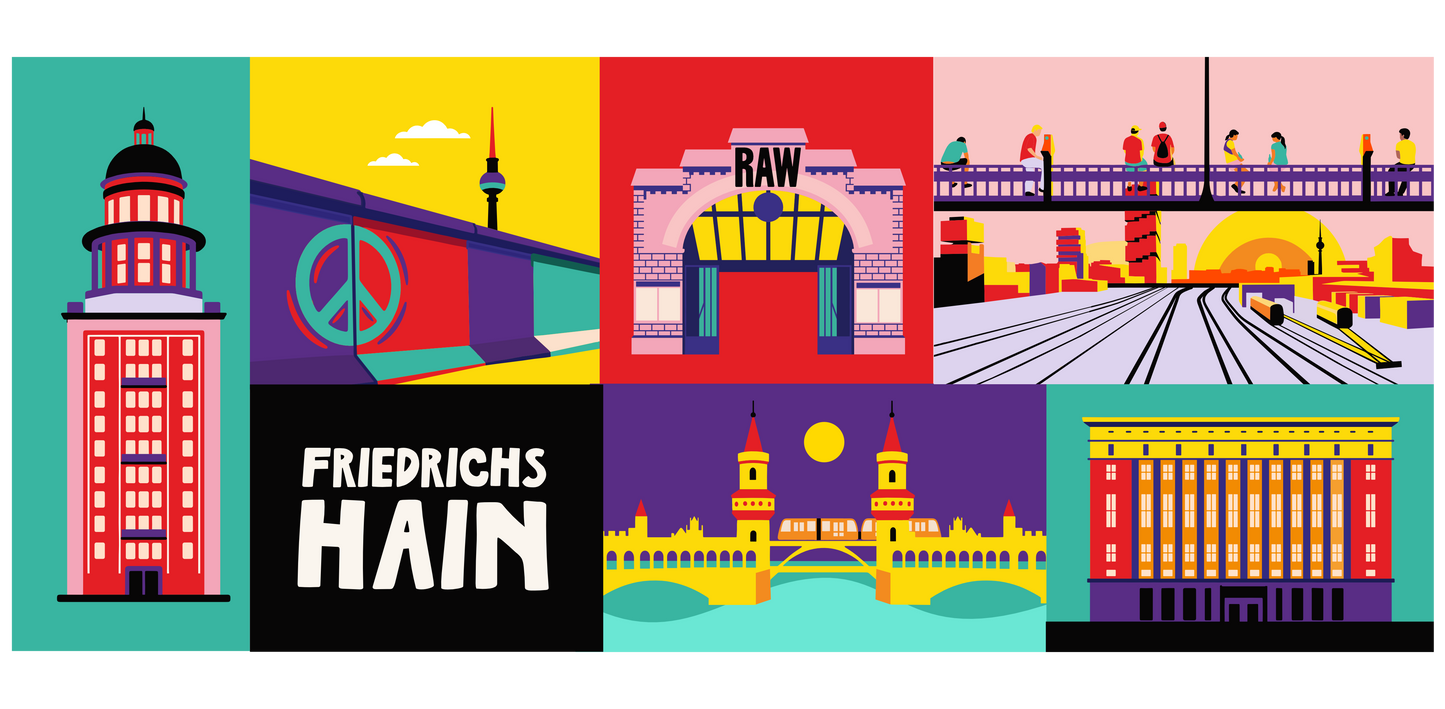Motiv von Berlin Friedrichshain von Rike Mayer