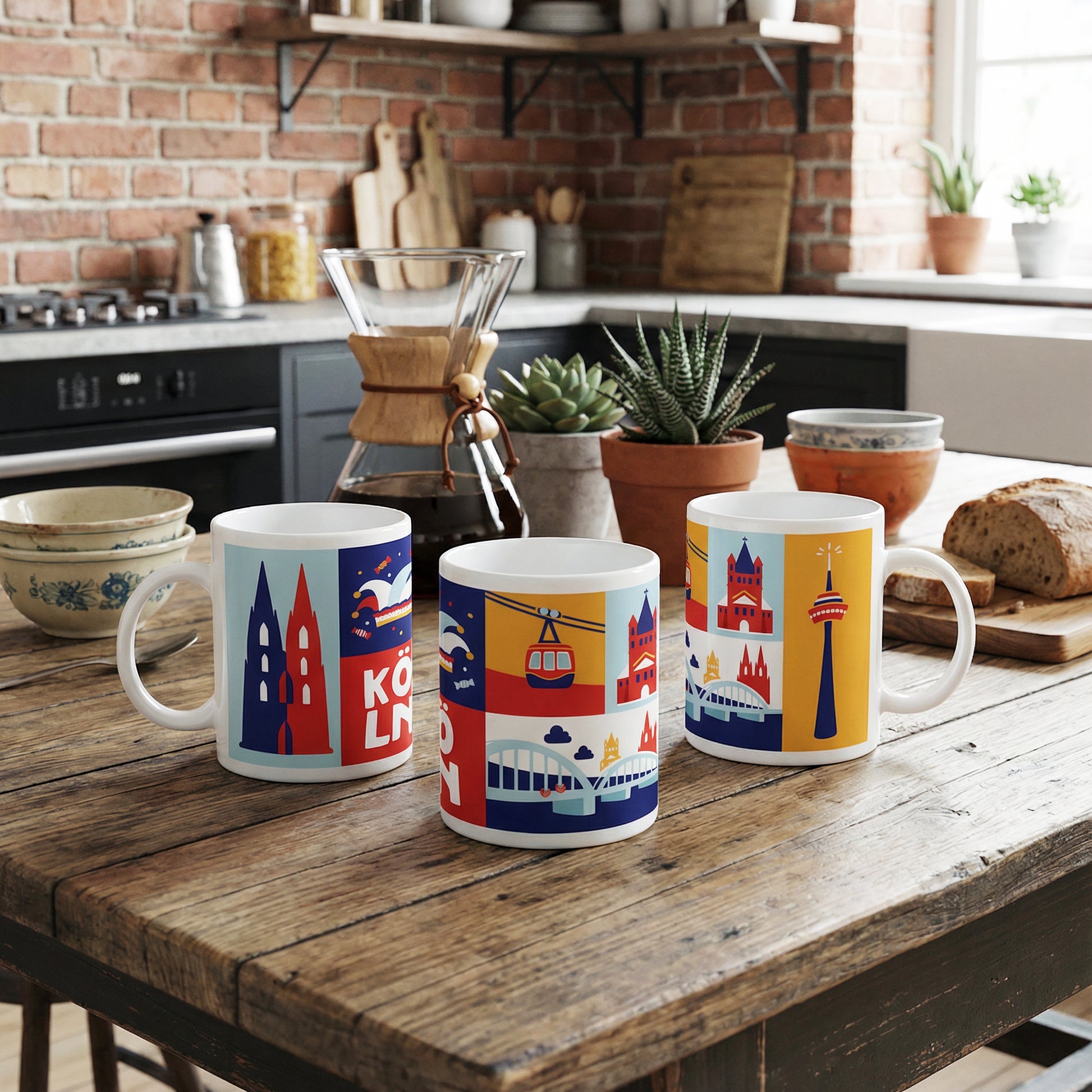 Stadtkind Souvenir Becher Köln als moderne Geschenkidee für Designfans.