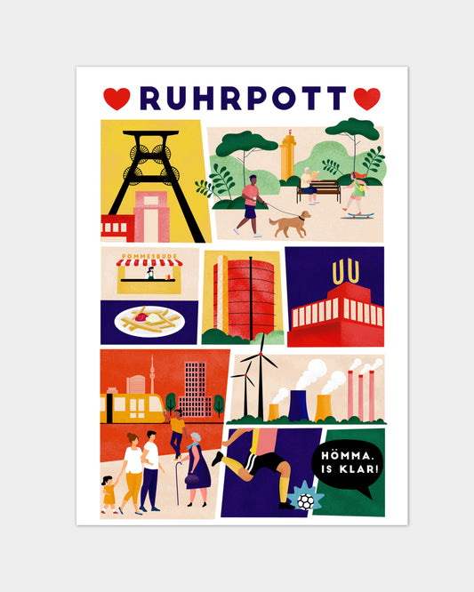 Ruhrpott Poster Illustration