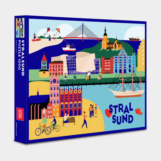 Verpackung Stralsund Puzzle 1000 Teile Design Rike Mayer Stadtkind Souvenir