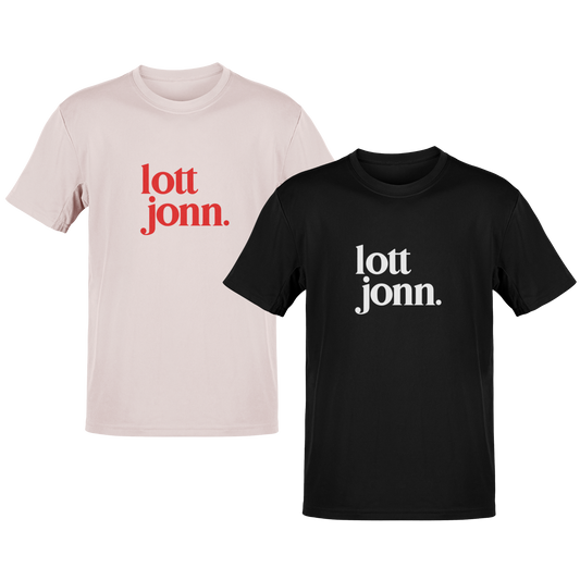 Bio-Baumwoll T-Shirt mit Kölsch Spruch Lott Jonn. Schwarz und Pink
